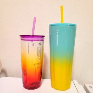 Starbucks ss and glass bundle